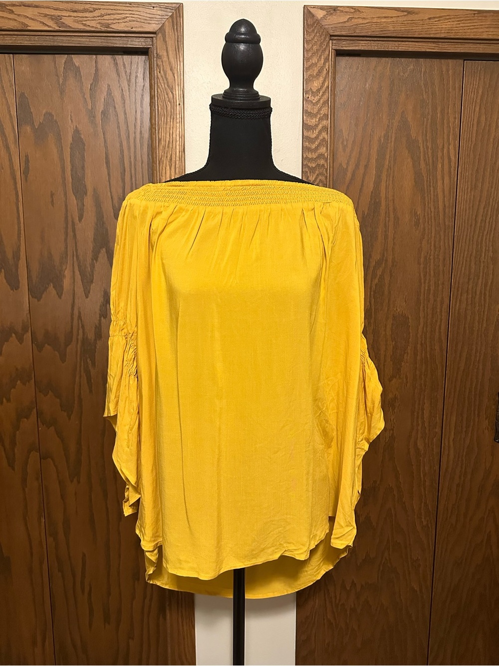 NWT Express Yellow Off-Shoulder Top